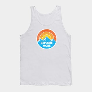 Explore More Mountain Graphic (Worn) Tank Top